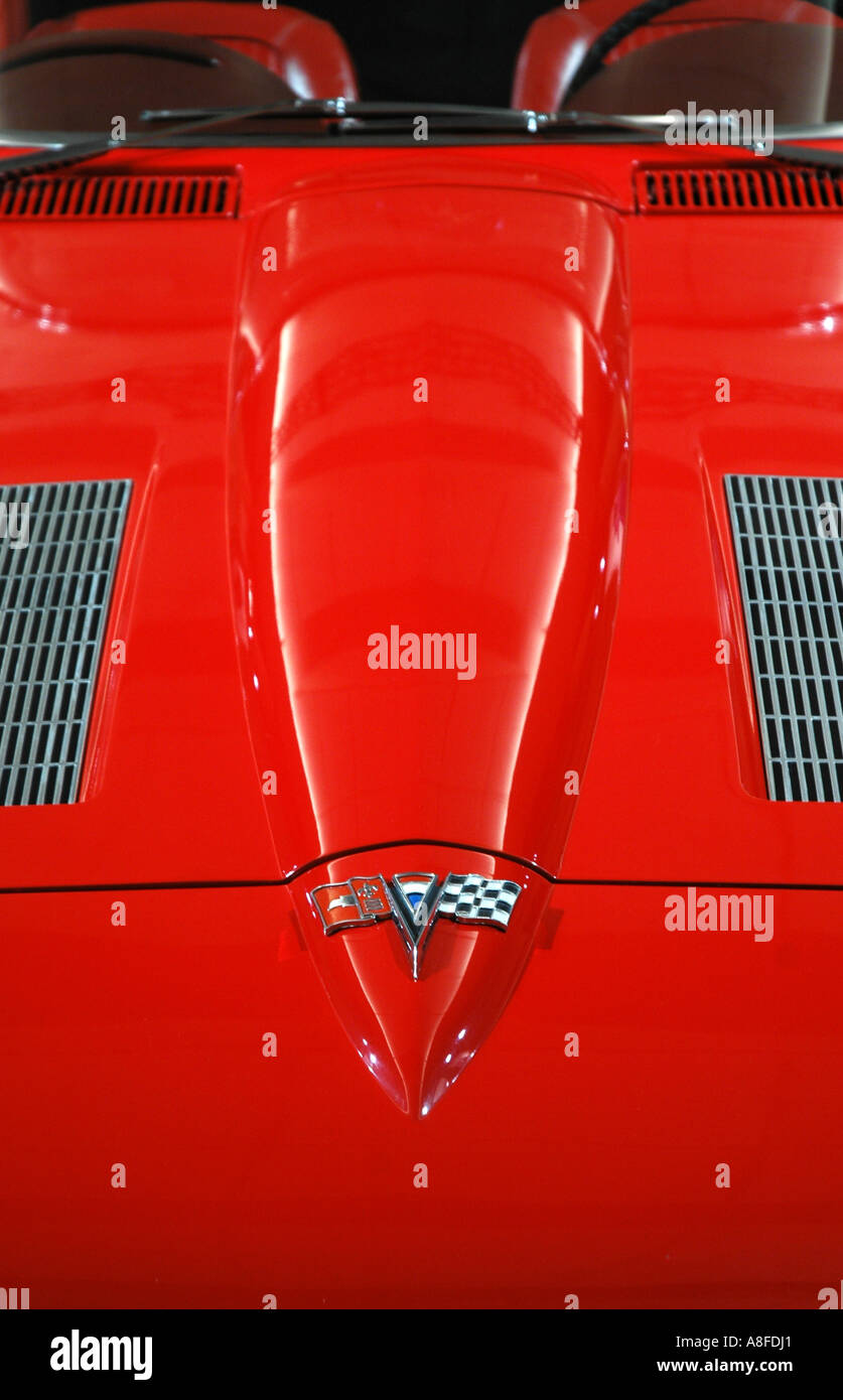 Photographie d'une 1963 Chevrolet Corvette Stingray Roadster Banque D'Images
