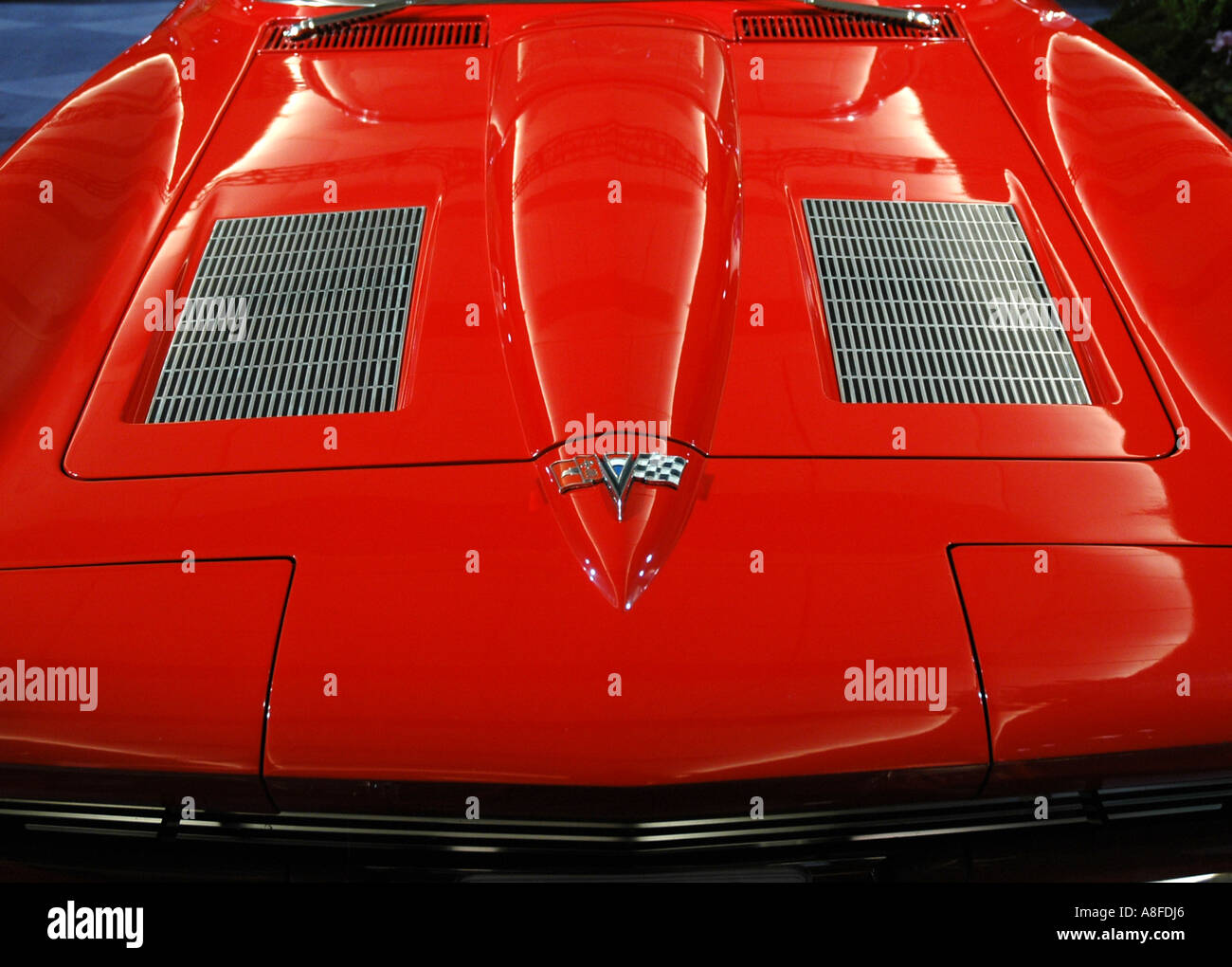 Photographie d'une 1963 Chevrolet Corvette Stingray Roadster Banque D'Images
