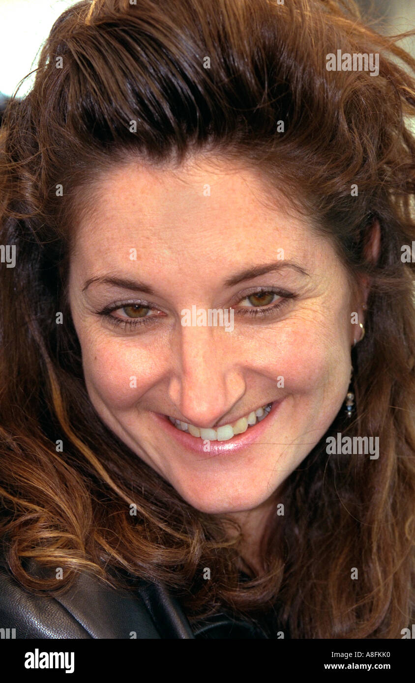 Happy charmante femme 32 ans. St Paul Minnesota USA Banque D'Images