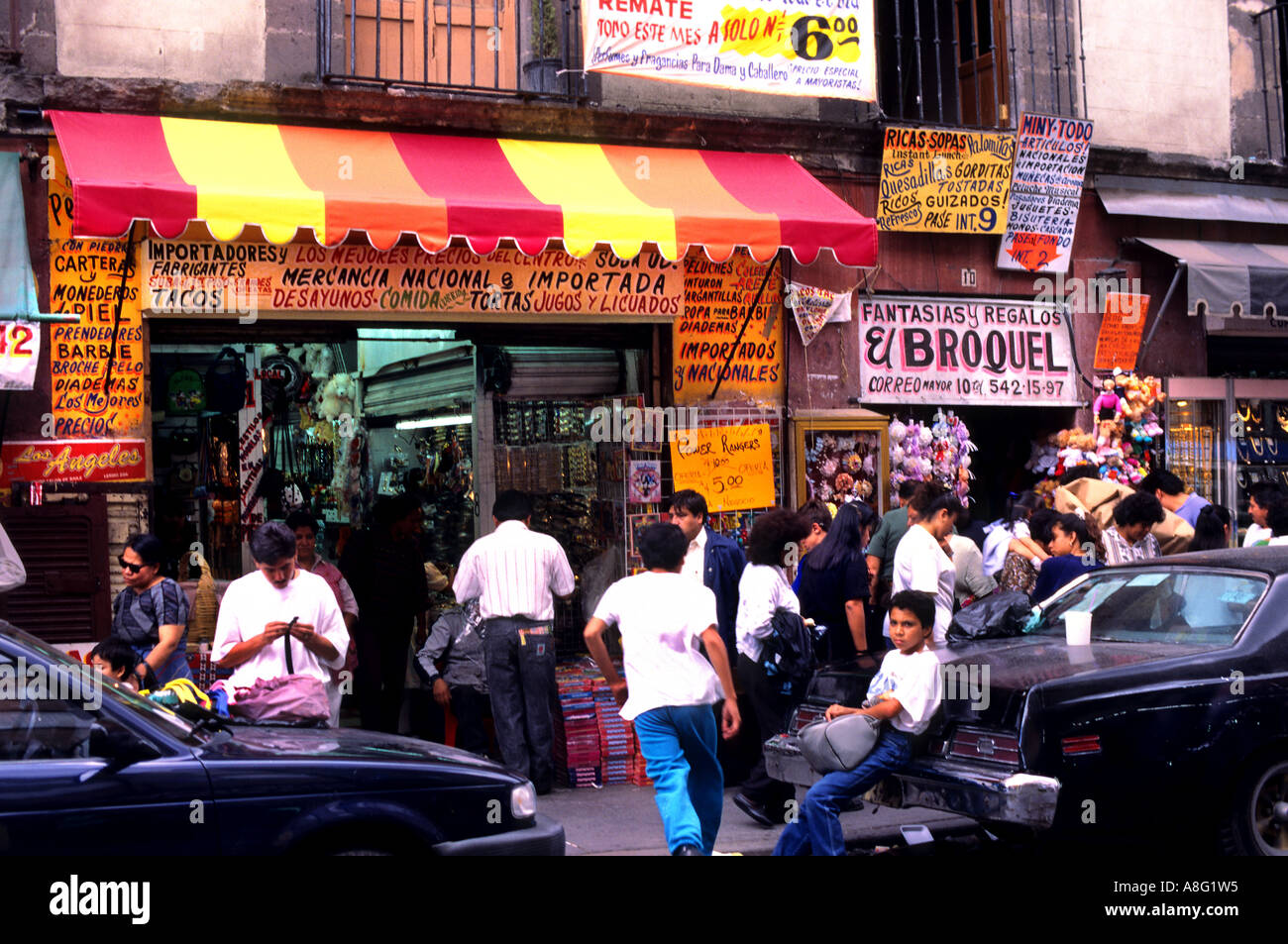 Boutiques Boutique mexicaine Mexico City Market Banque D'Images