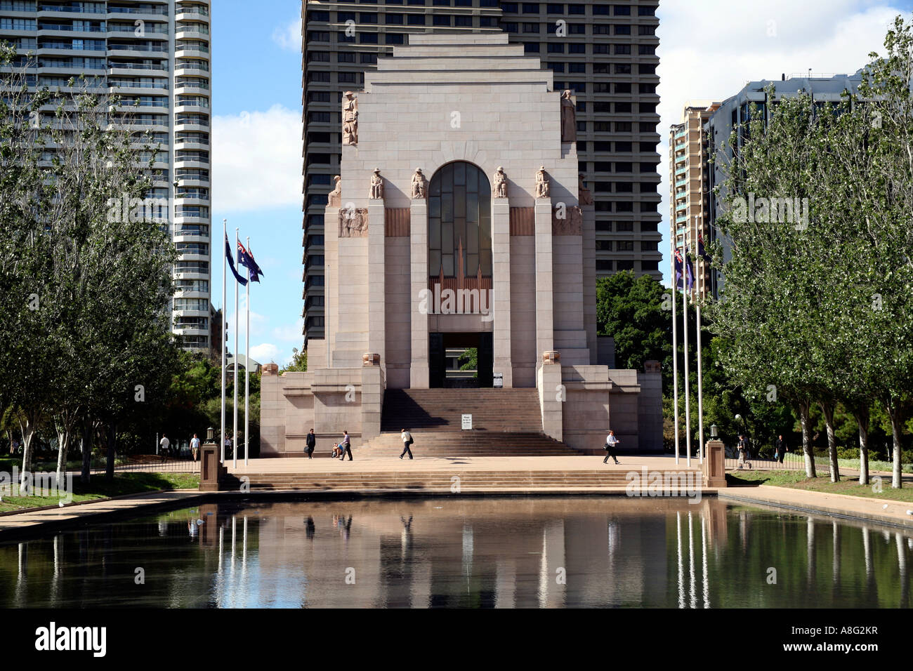 L'ANZAC War Memorial Sydney Australie Banque D'Images