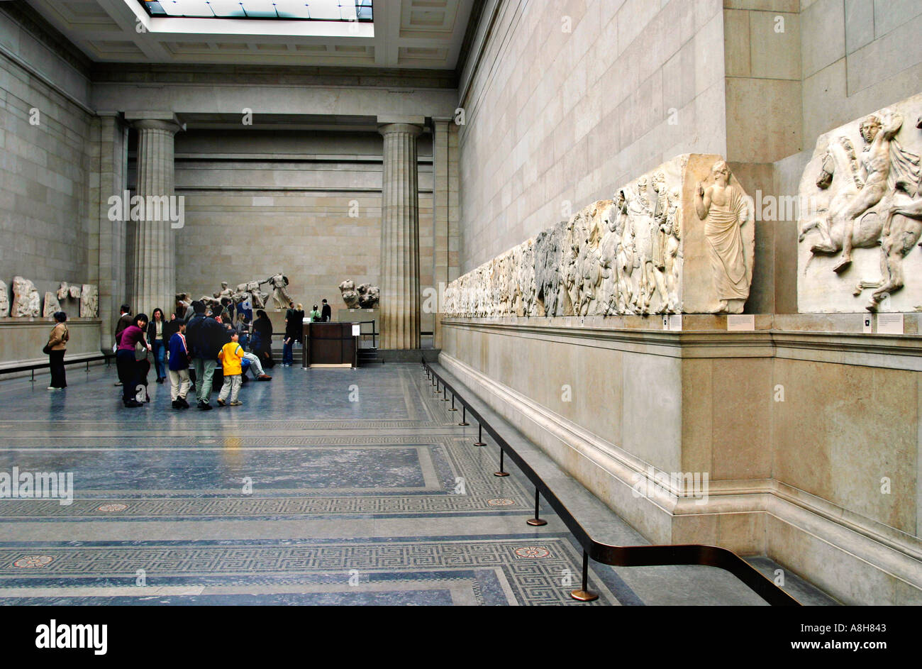 Marbres d'Elgin dans le British Museum London Banque D'Images