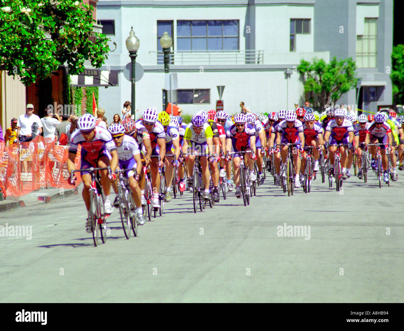 Cyclisme peloton Banque D'Images