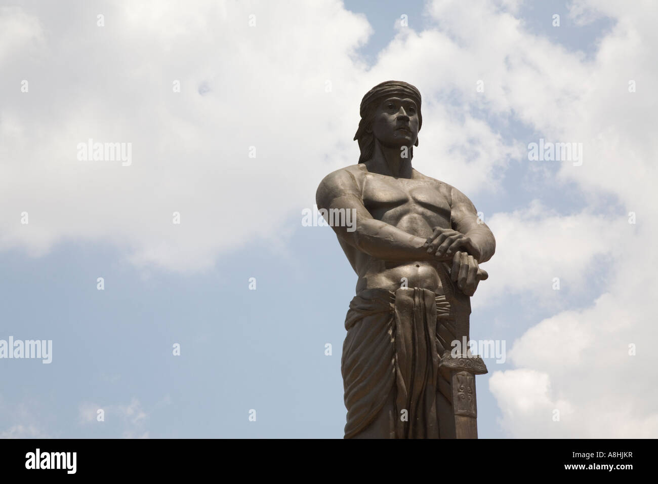 Lapu Lapu Monument, sentinelle de la liberté, Statue du Parc Rizal, Manille, Philippines Banque D'Images