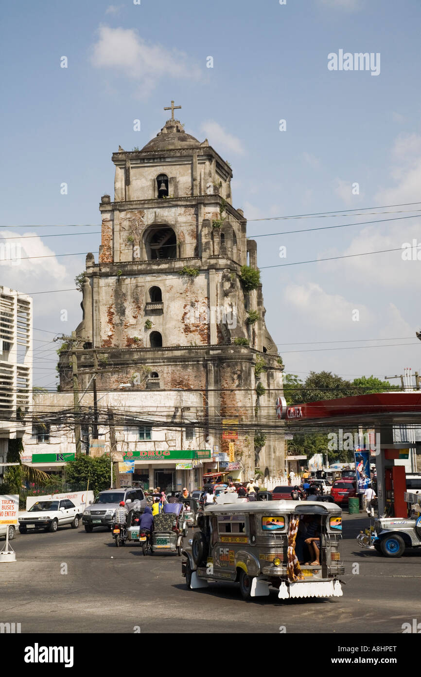Naufrage du Clocher, Laoag, Ilocos Norte, Philippines Banque D'Images