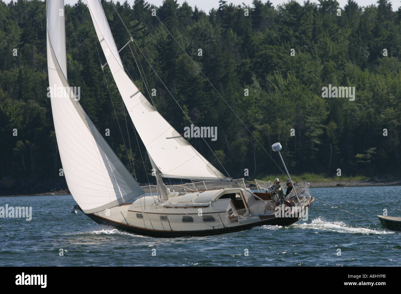Cruising Yacht USA Banque D'Images