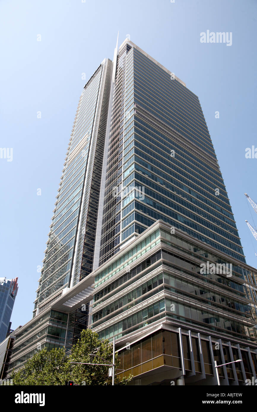 Ernst Young Meriton World Tower de haut gratte-ciel de bureaux immeuble sur St George dans le centre-ville de Sydney New South Wales N Banque D'Images