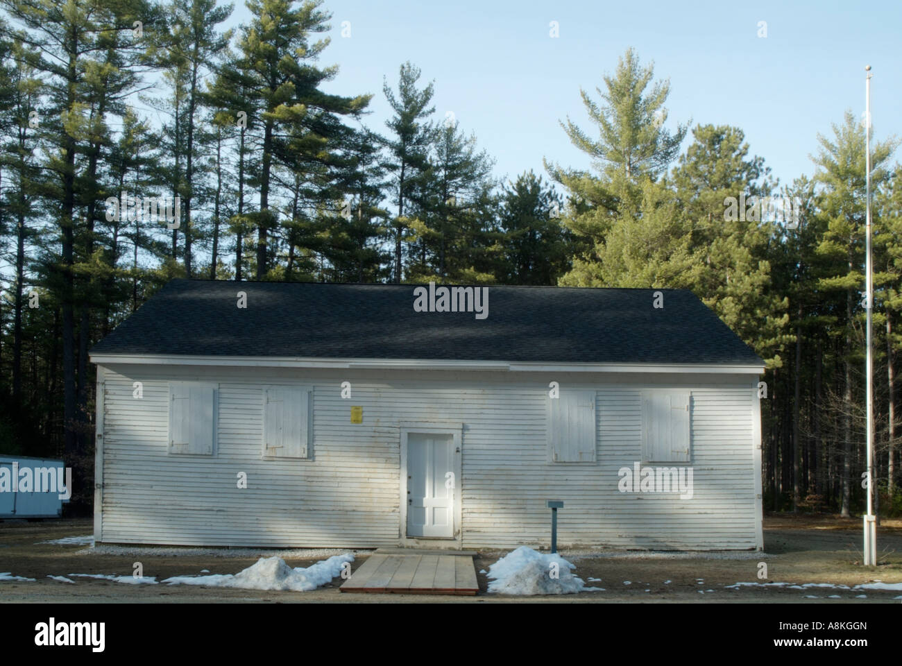 Ancienne maison de réunion Allenstown Allenstown New Hampshire USA qui fait partie de la Nouvelle Angleterre Banque D'Images