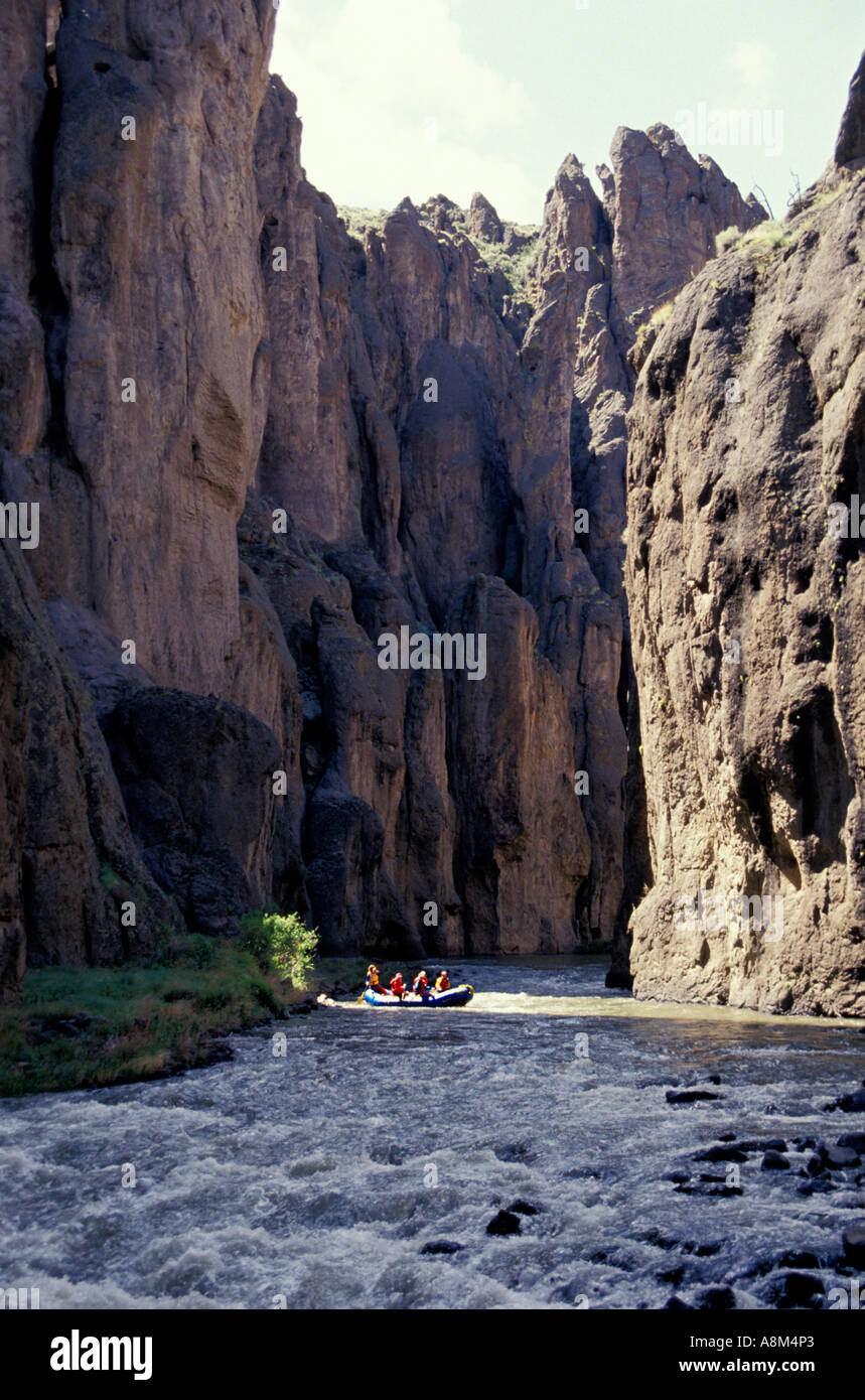 USA IDAHO OWYHEE CANYONLANDS Rafting dans le canyon de la rivière Bruneau Banque D'Images