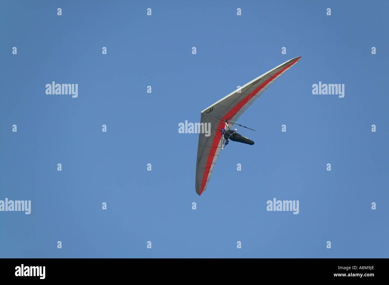 Deltaplane au large de St Agnes Head nr St Agnes Cornwall Grande-bretagne Banque D'Images