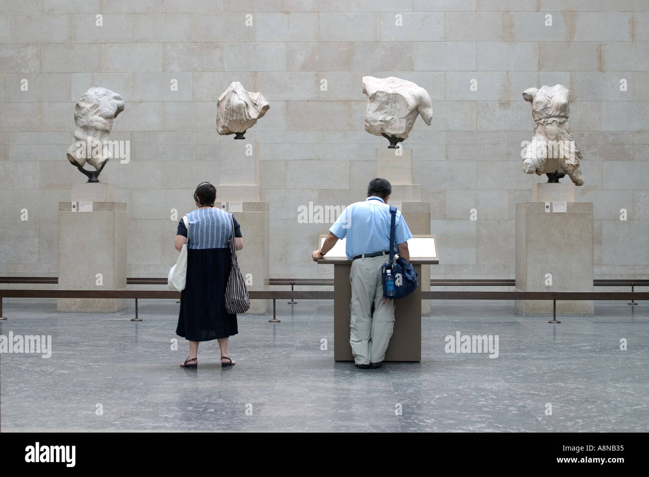 Parthénon British Museum London England UK Banque D'Images