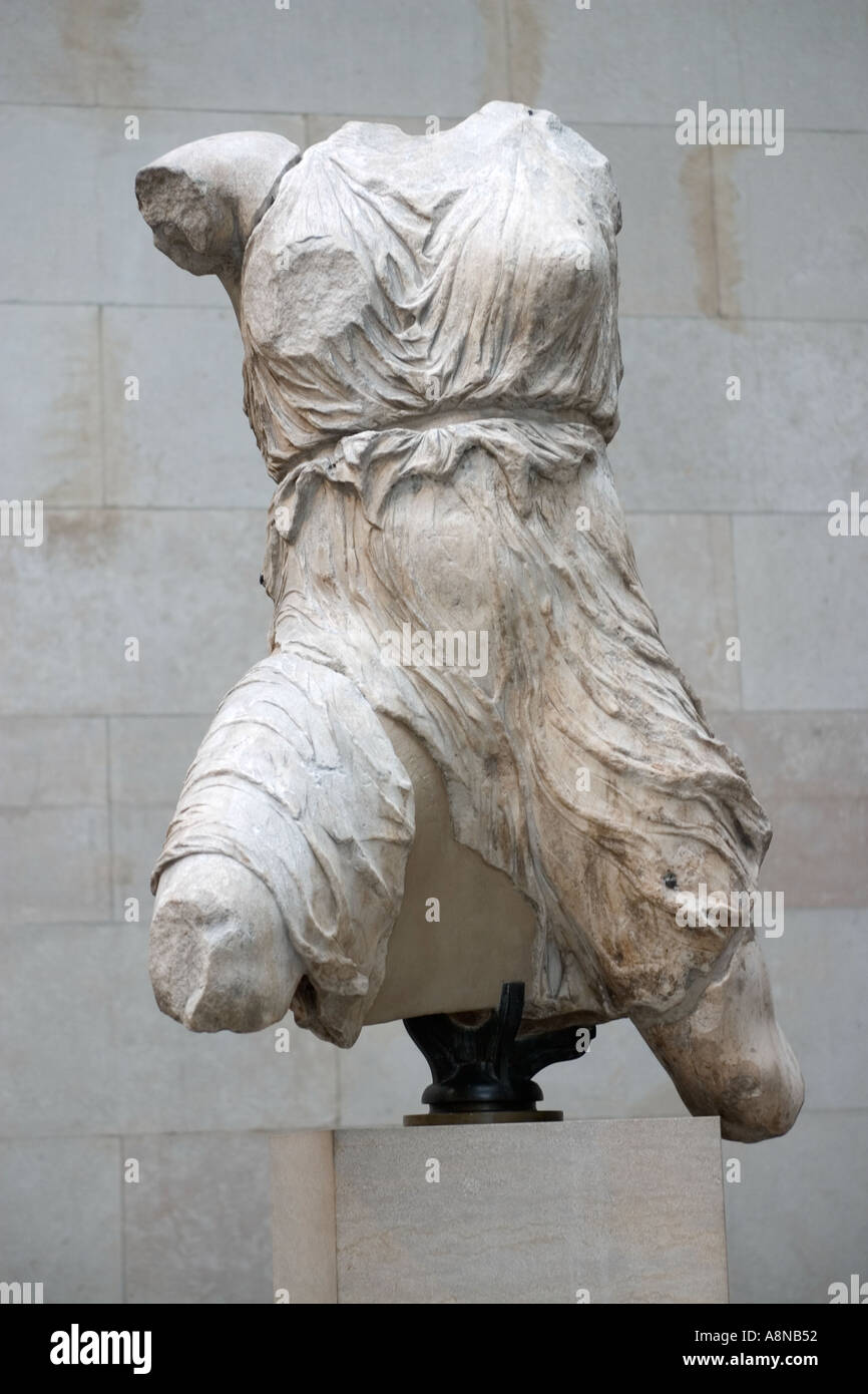 Parthénon British Museum London England UK Banque D'Images