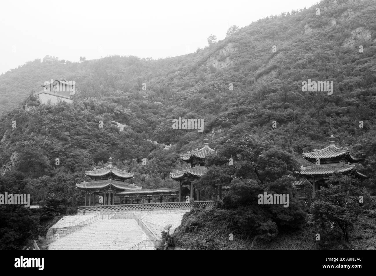 Chine Beijing La Grande Muraille à Juyongguan Gate près de Badaling Banque D'Images