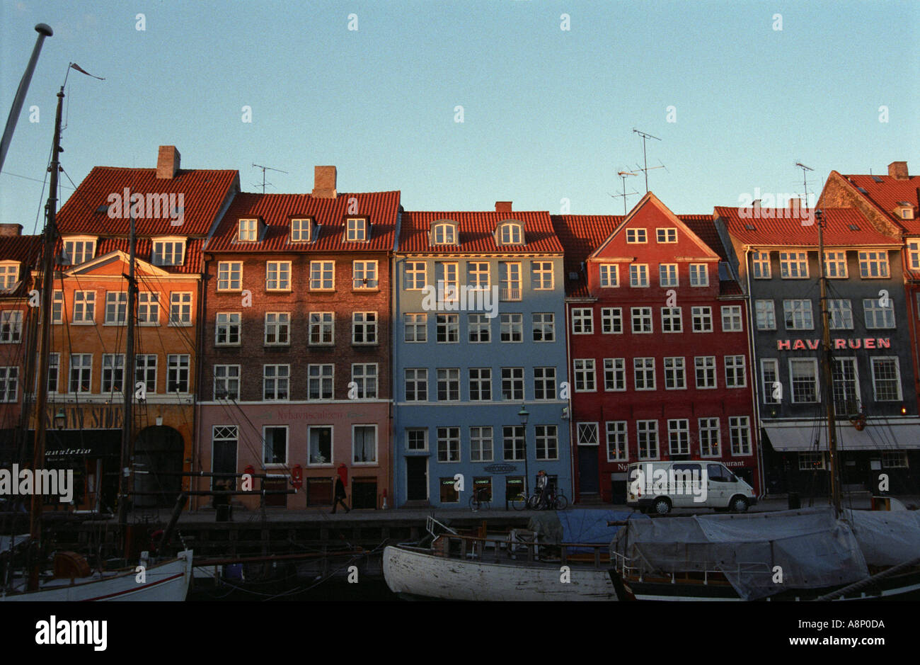Copenhague Nyhavn Banque D'Images