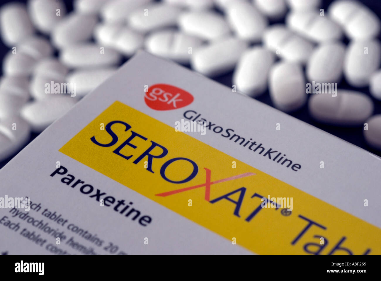 Paroxetine 20mg tablets Banque de photographies et d’images à haute ...