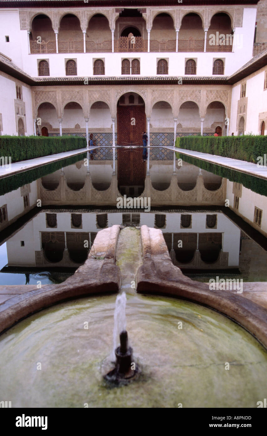 L'Alhambra - Granada, Andalousie, Espagne Banque D'Images