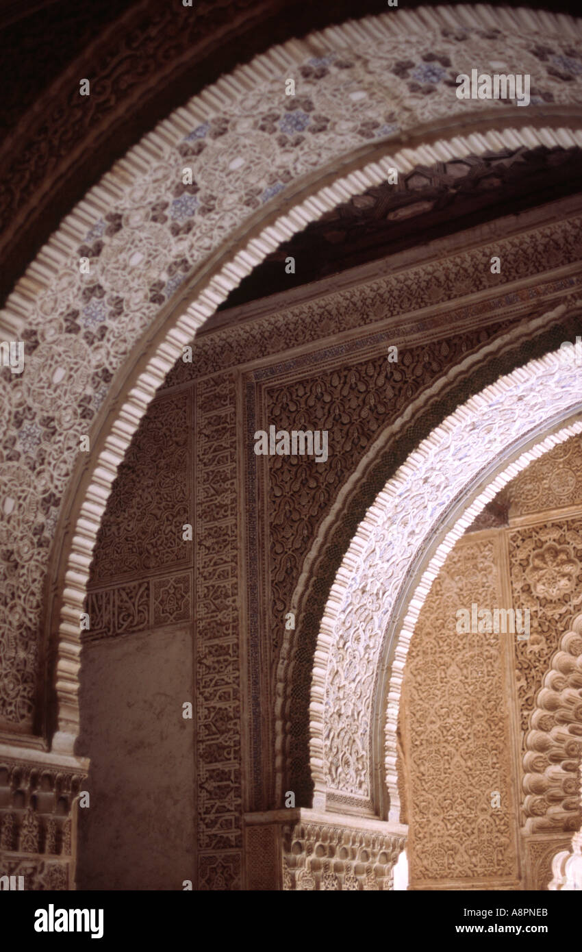 L'Alhambra - Granada, Andalousie, Espagne Banque D'Images