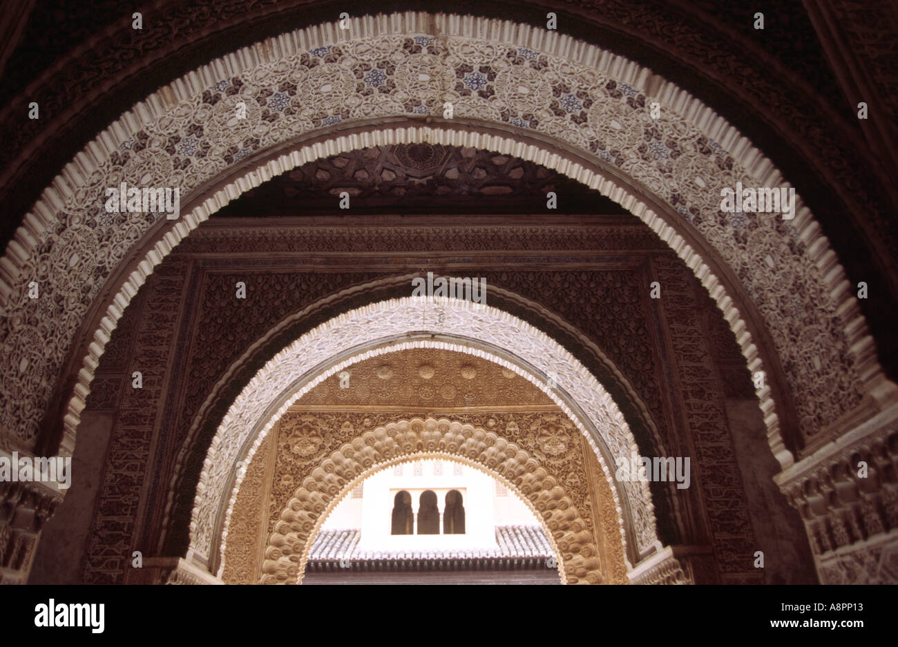 L'Alhambra - Granada, Andalousie, Espagne Banque D'Images