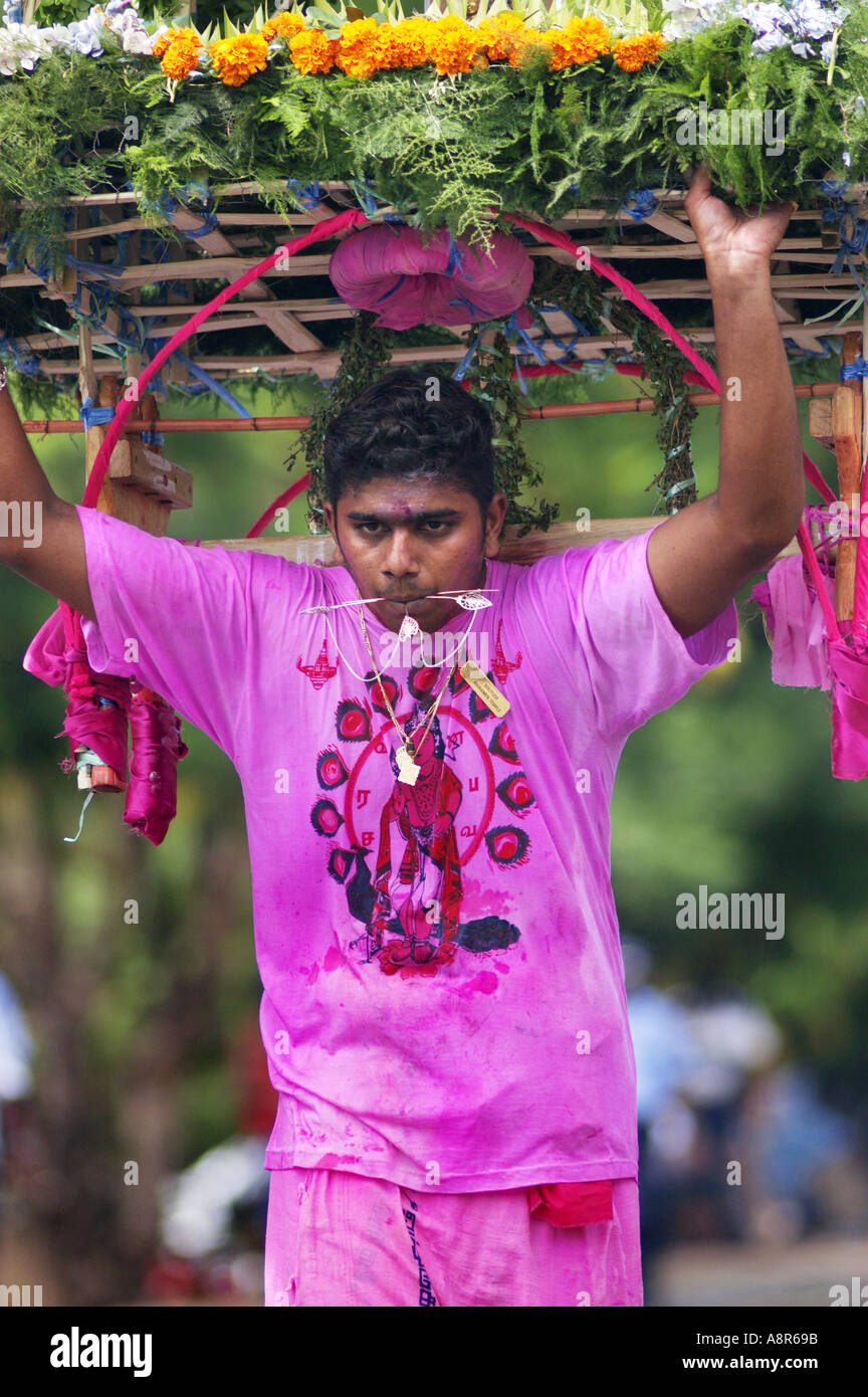 Festival hindou de thaipusam cavadee Banque D'Images
