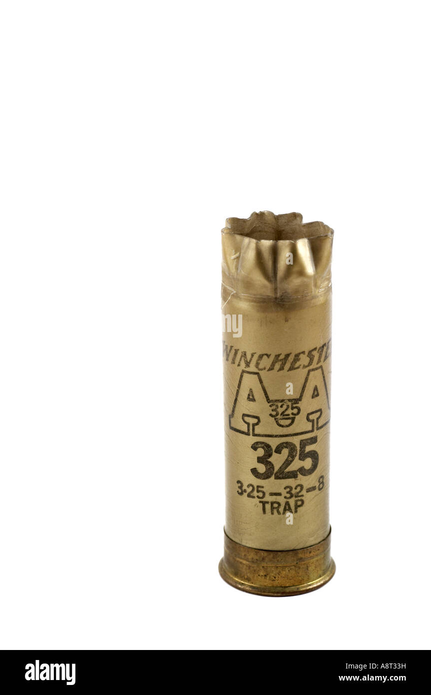 Calibre 12 Winchester Trap AA cartouche de fusil Taille 8 32 Charges Gram Skeet Banque D'Images