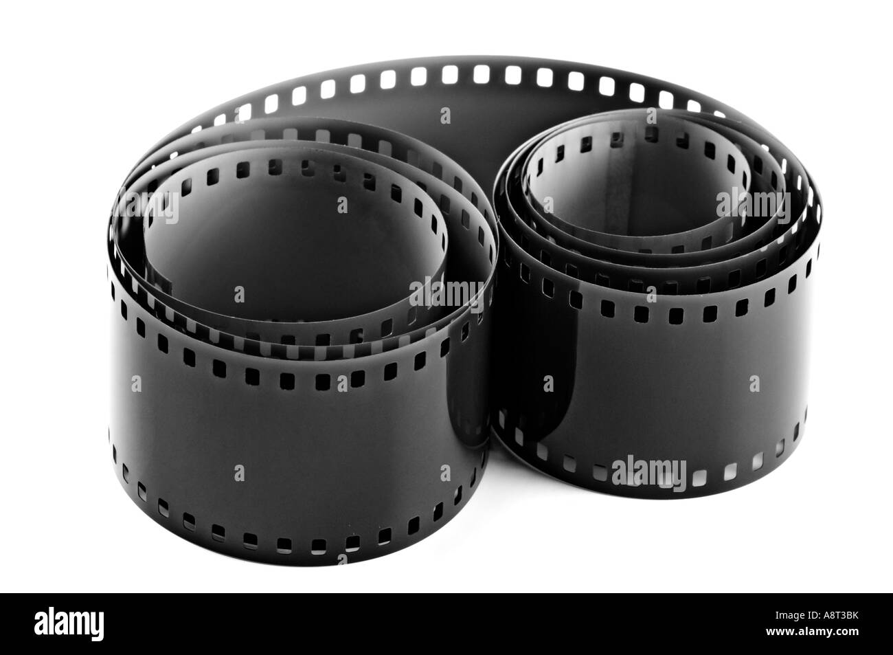 Rouleau de 35mm exposés B W Film B&W Banque D'Images