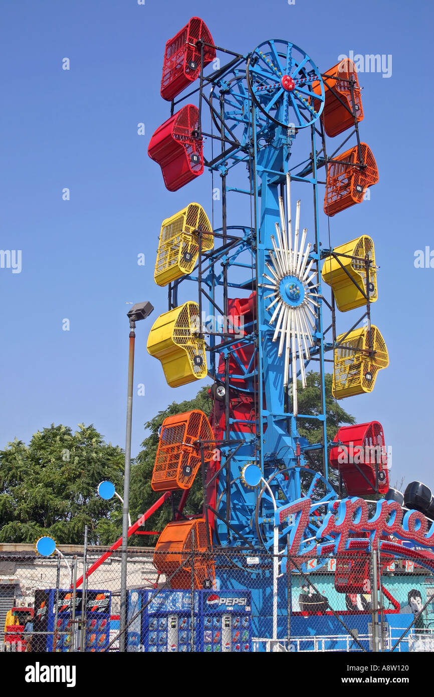 Coney Island Ride Editorial Utilisez uniquement Banque D'Images