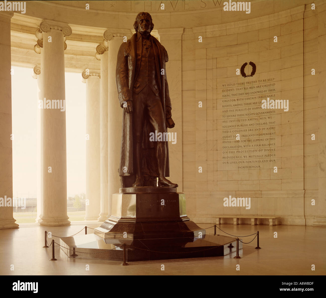 Jefferson Memorial à Washington D C USA Banque D'Images