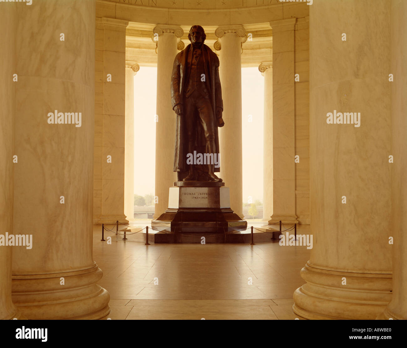 Jefferson Memorial à Washington D C USA Banque D'Images