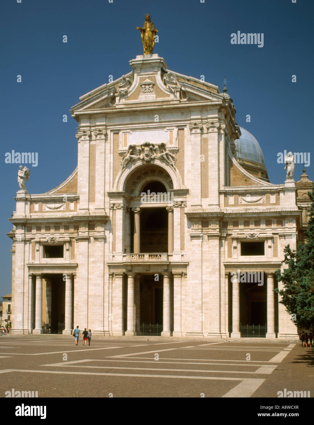 L'Italie. L'Ombrie. Assise. St.Marie des Anges church Banque D'Images