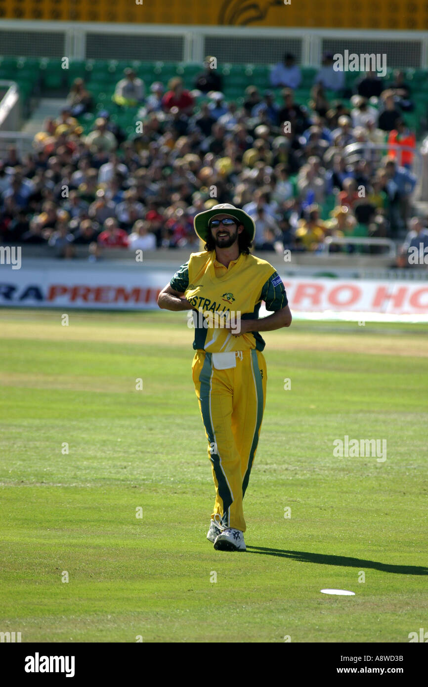 Jason Gillespie Australie Nouvelle-Zélande v ICC Champions trophy 16 Septembre 2004 Banque D'Images