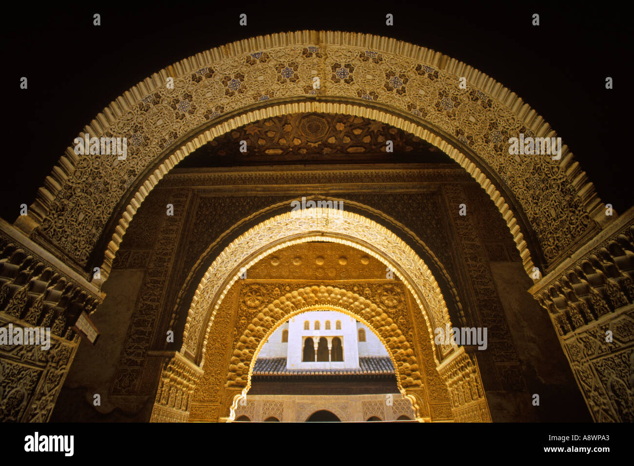 L'Alhambra Granada, Andalousie Espagne JMH0532 Banque D'Images