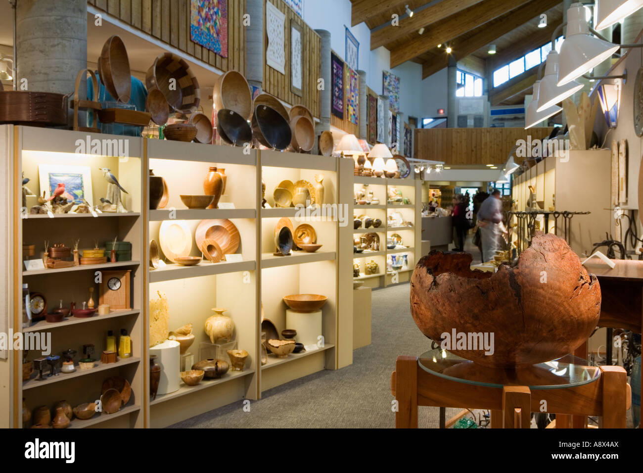 Folk Art Center Blue Ridge Parkway Asheville, Caroline du Nord Banque D'Images