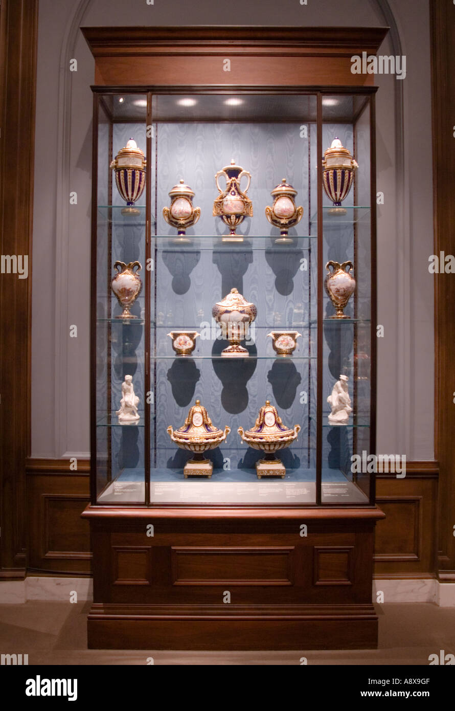Porcelaines de Sèvres au Walters Art Gallery Baltimore Maryland Banque D'Images