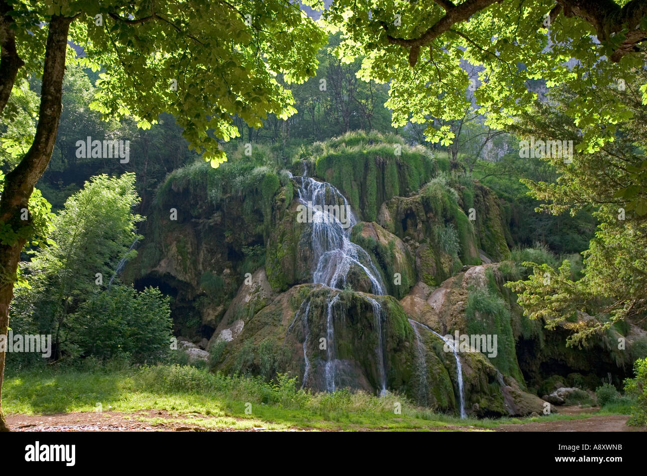 Cascade Des Tufs 39210 Baume Les Messieurs Cascade de tuf à Beaume-les-Messieurs en été (Jura - France). Cascade des  tufs à Baume-les-Messieurs en été (Jura - France Photo Stock - Alamy