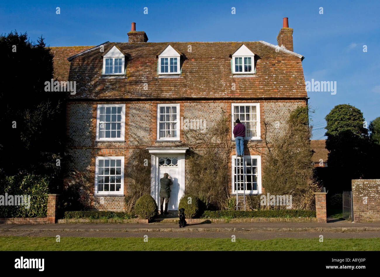 Cottage de style géorgien - Thame - Oxfordshire Banque D'Images