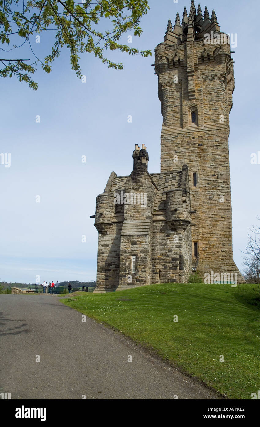 dh William Wallace monument STIRLING STIRLINGSHIRE Royaume-Uni sites historiques écossais abbaye craig Banque D'Images