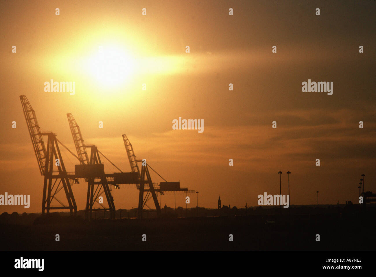 Le Port de New York et du New Jersey Jersey Port Port Elizabeth Port Newark Banque D'Images