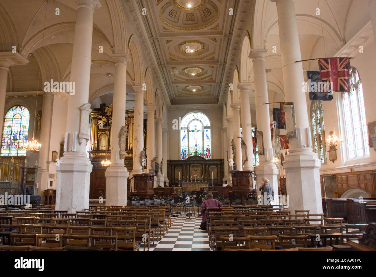 Église de Saint Sépulcre sans Newgate, HOLBORN VIADUCT City de Londres GO UK Banque D'Images