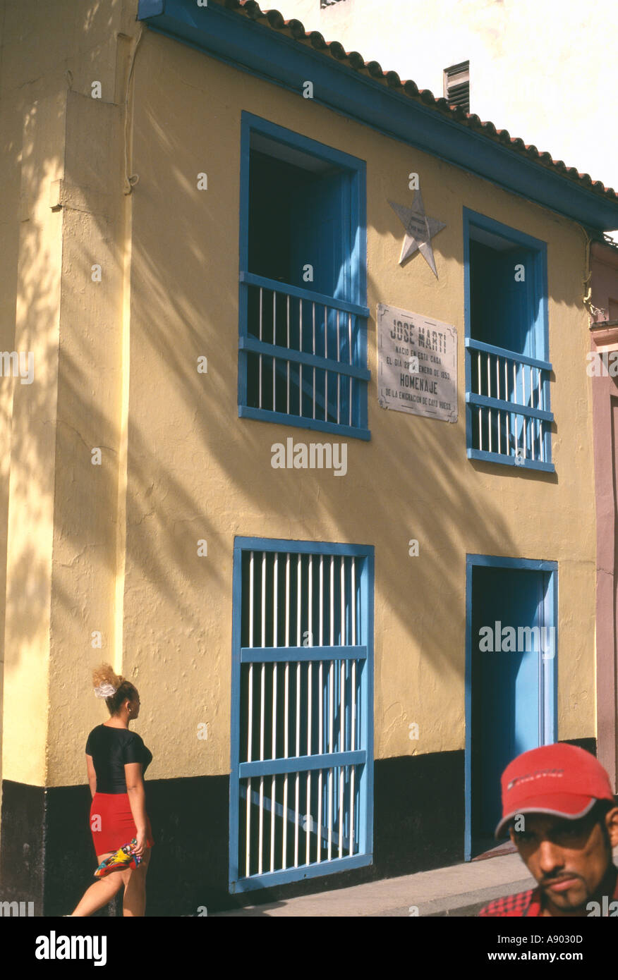 Lieu de naissance de Jose Marti Habana Vieja Cuba La Havane Banque D'Images