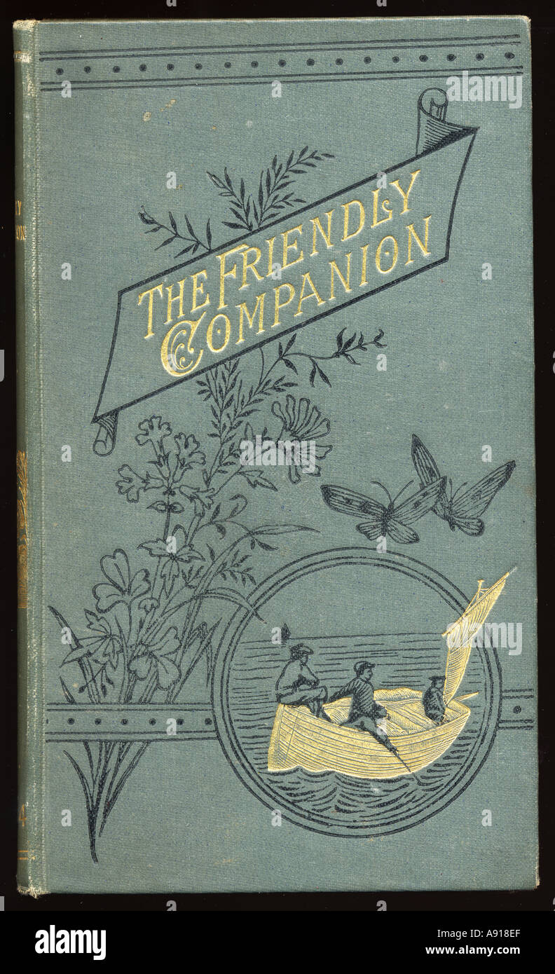 Couverture de livre, le compagnon amical, Volume 49 Banque D'Images