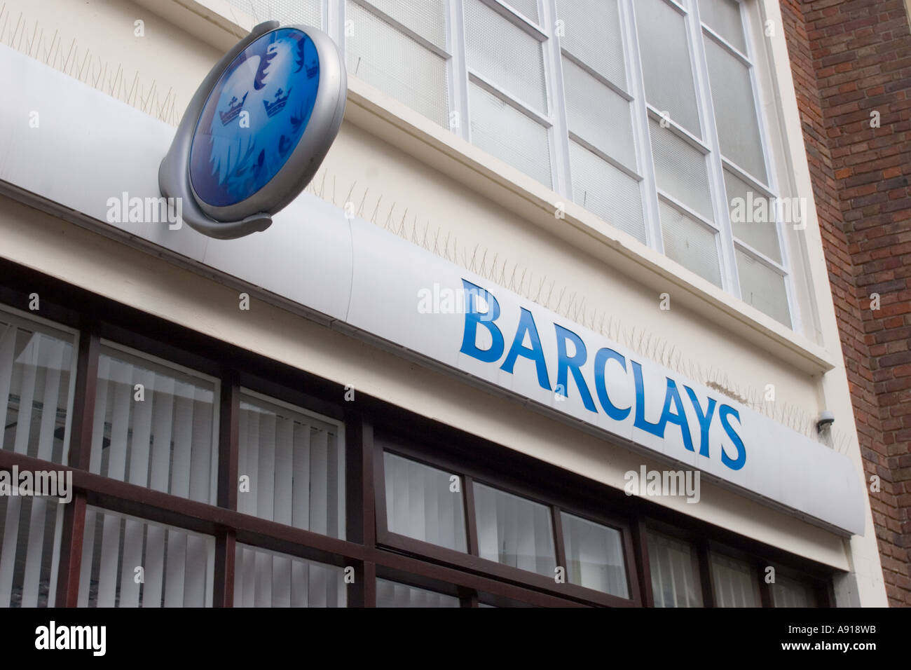 Signe de la Barclays Bank Banque D'Images