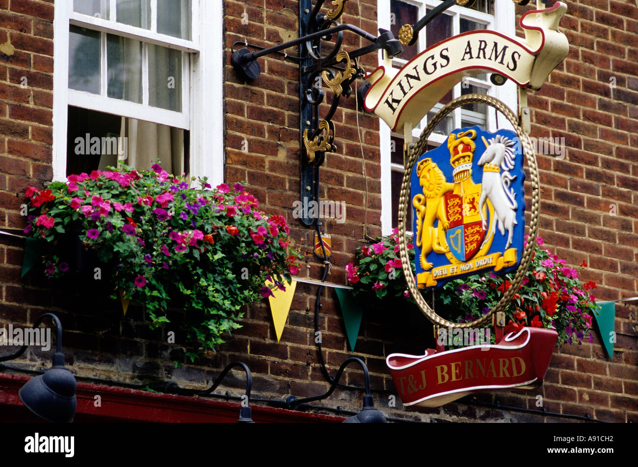 Kings Arms pub à Londres, en Angleterre. Banque D'Images