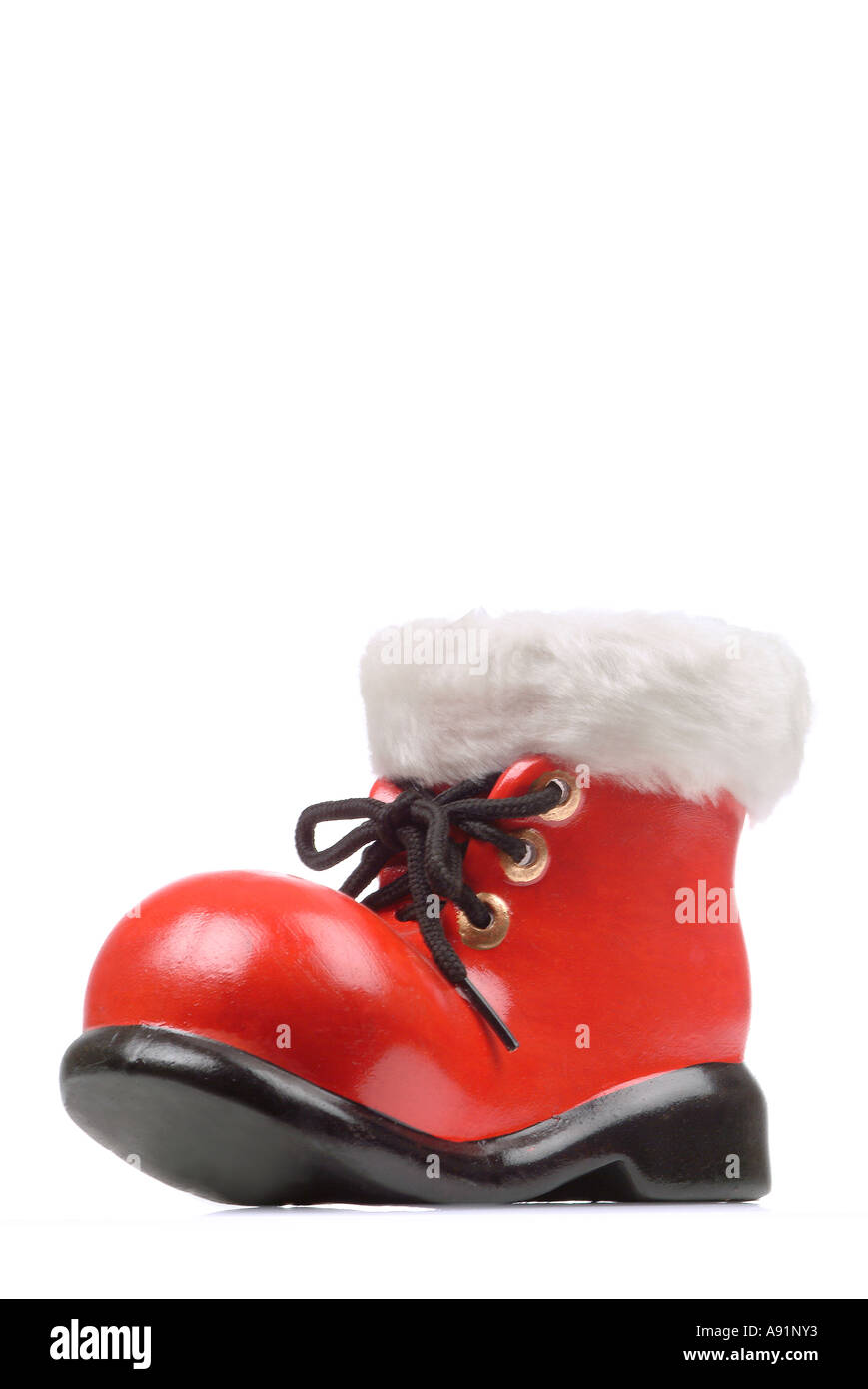 Le père Noël, Noël, des bottes - Nikolaus Stiefel Banque D'Images