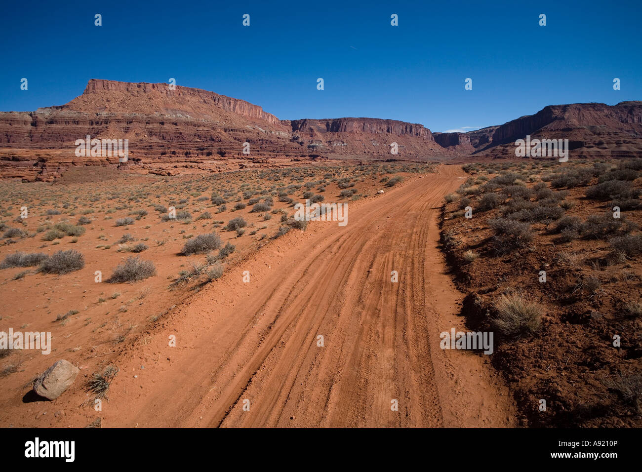 Bassin Lockhart Road south eastern Utah United States Banque D'Images