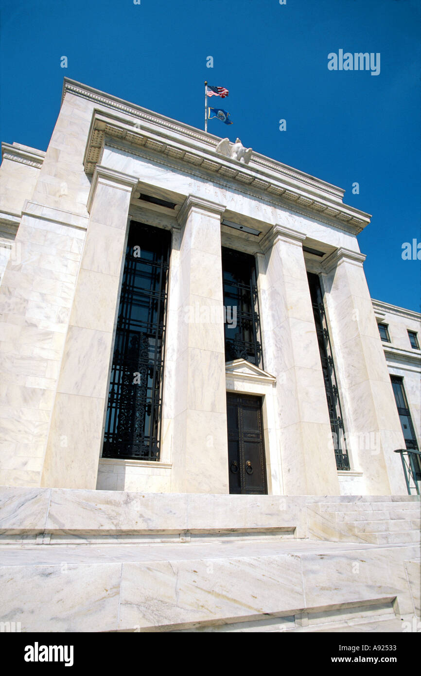 Bâtiment de la Réserve fédérale Washington D C USA Banque D'Images