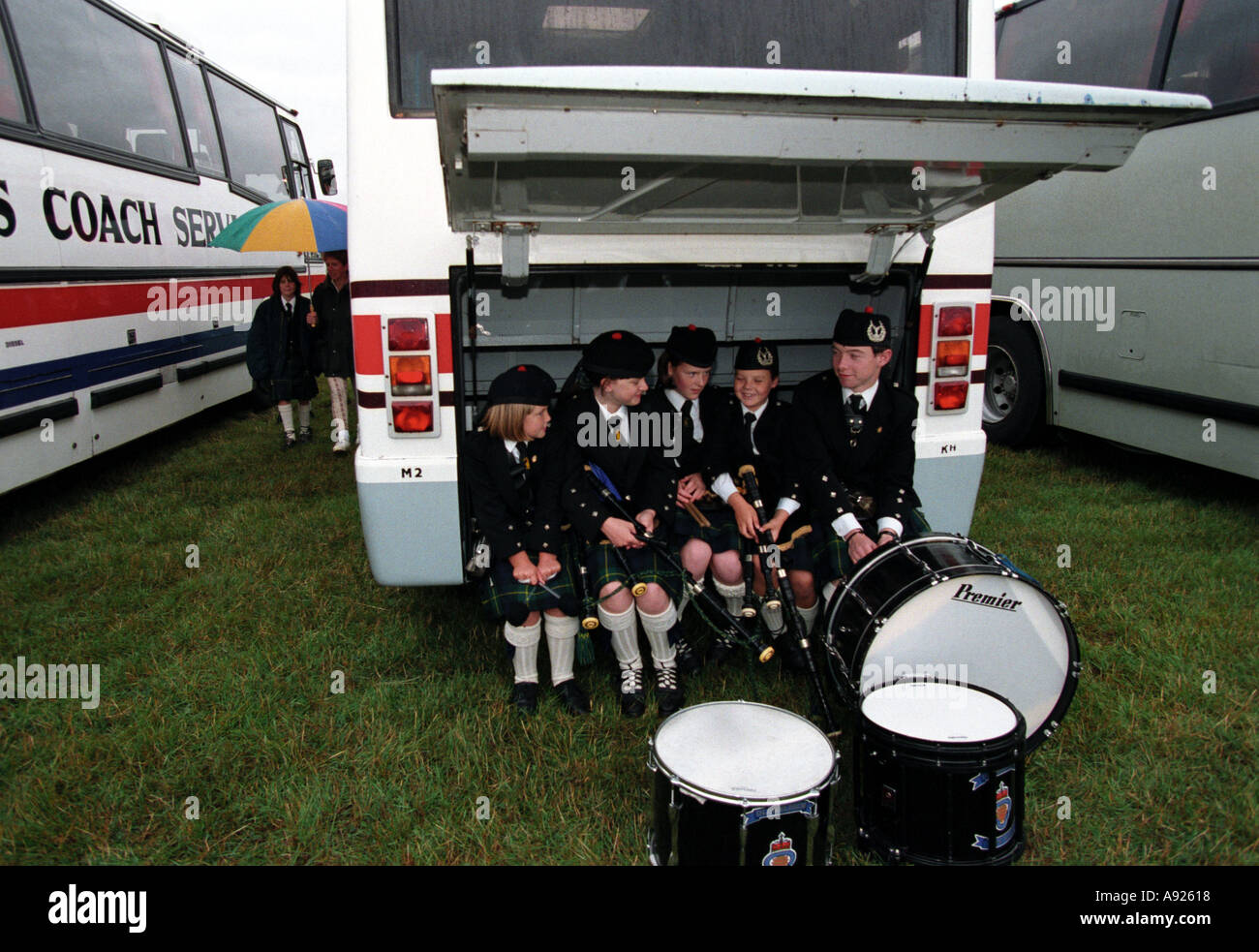 World Pipe Band Championships Glasgow Ecosse Banque D'Images