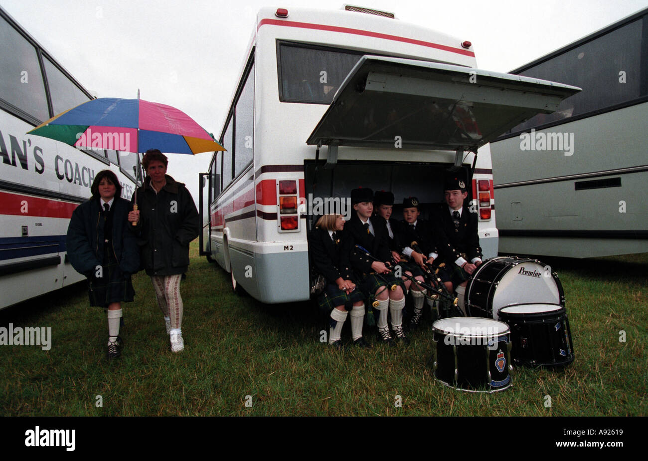 World Pipe Band Championships Glasgow Ecosse Banque D'Images