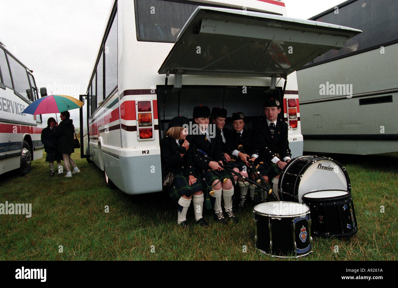 World Pipe Band Championships Glasgow Ecosse Banque D'Images