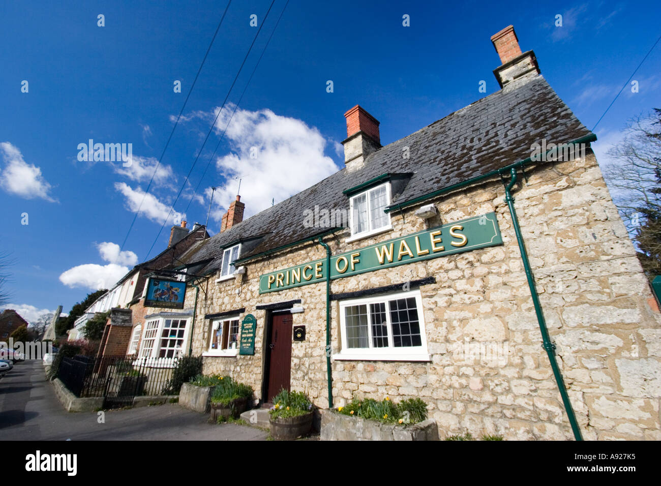 Le Prince de Galles public house à Shrivenham Banque D'Images