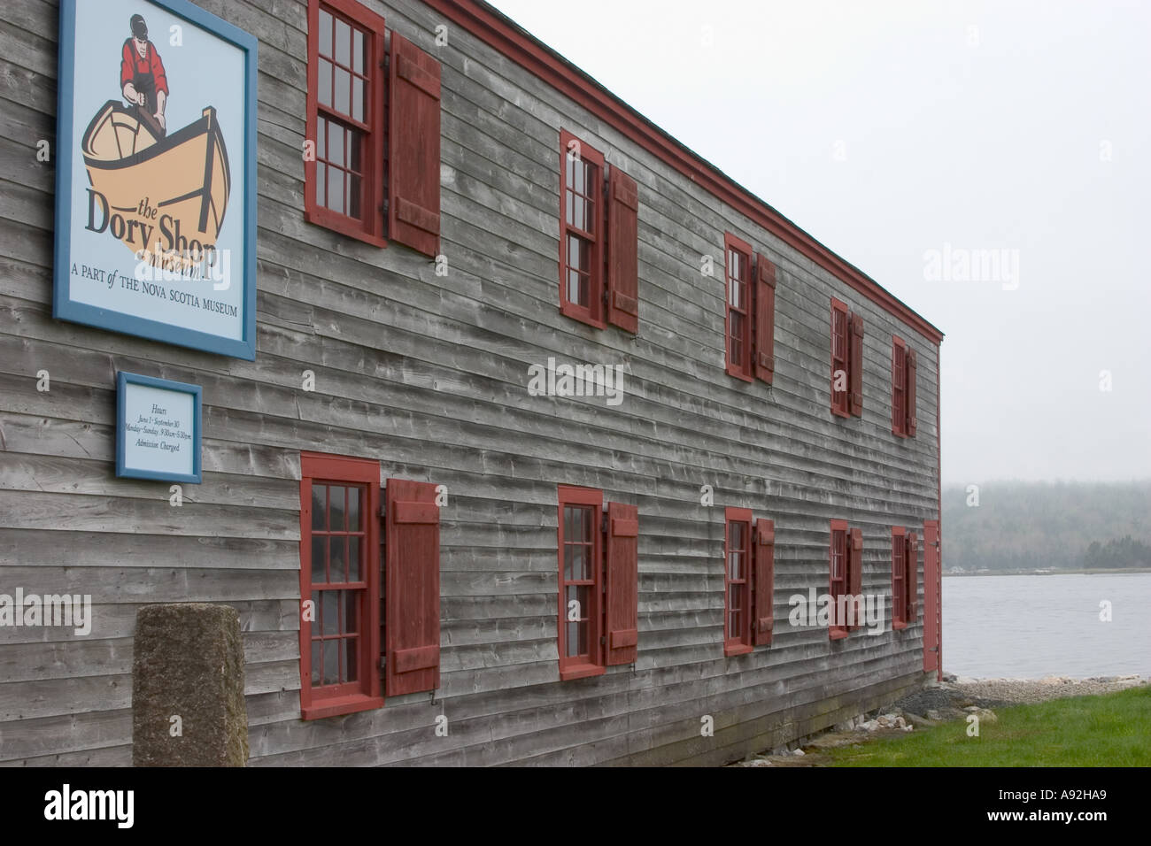 NA, au Canada, en Nouvelle-Écosse, à Shelburne. Boutique du musée. Banque D'Images